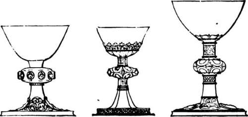 Gothic Chalices; Fourteenth Century.