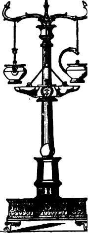 Roman Bronze Candelabra.