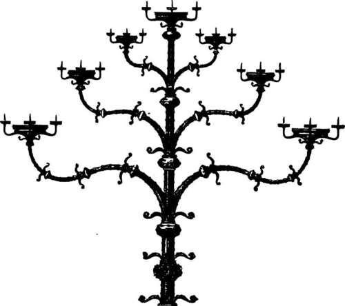 Seven Branched Candlestick in Milan Cathedral.
