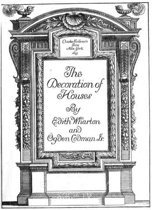 The Decoration Of Houses.
