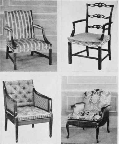CHIPPENDALE ARM CHAIR. Width 27 in., Height 36 in.