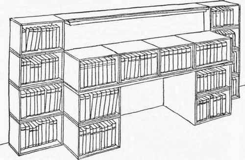 FIREPLACE BOOKCASE