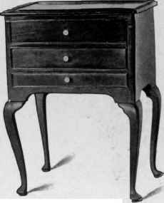 Bedside Table, second quarter eighteenth century.