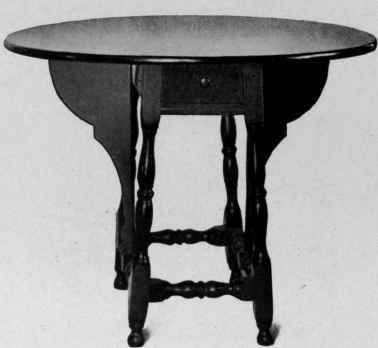 Butterfly Table, about 1700.