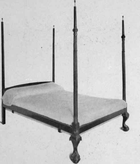 Cabriole Legged Bedstead, 1725 50.