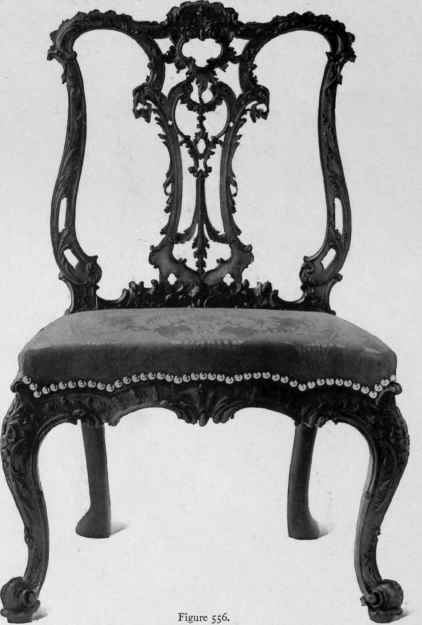Chair in Chippendale style, French taste, 1750 60.