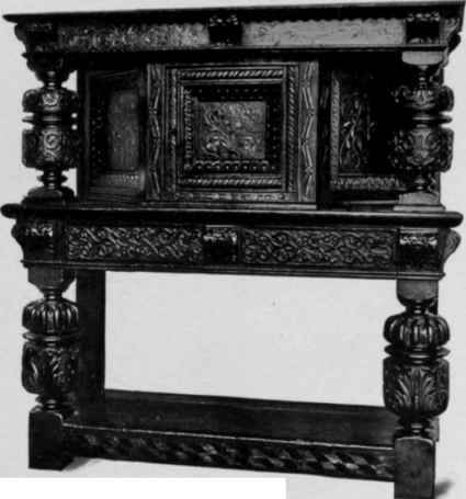 Court Cupboard, about 1600.
