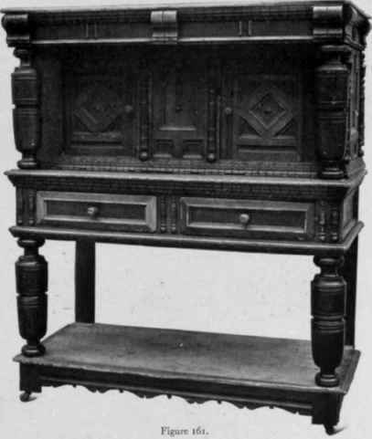 Court Cupboard, third quarter seventeenth century.