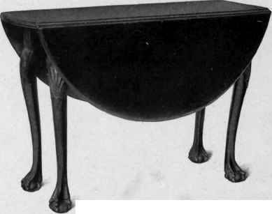 Drop Leaf Table, second quarter eighteenth century.