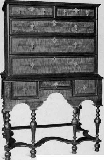 High Chest of Drawers, 1690 1700.