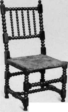 Knob Turned Chair, 1650 60.