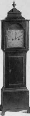 Miniature Tall Clock, about 1800.