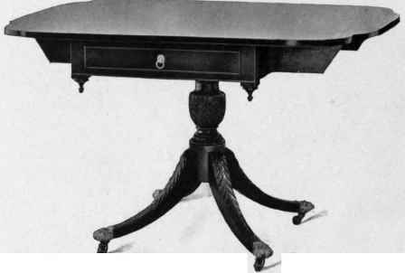 Table, Phyfe style, 1800 10.