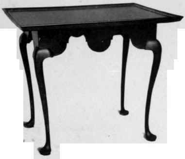 Tea Table, about 1725.