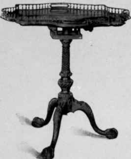 Tripod Table with gallery top, 1750 75.