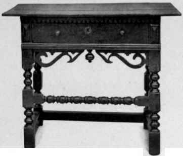 Turned Table, second half seventeenth century.