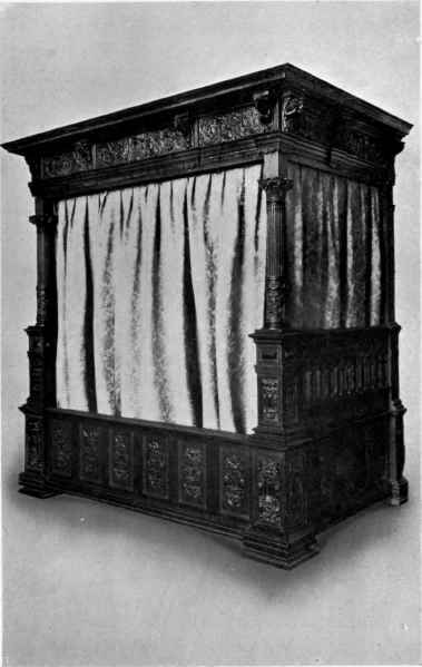 Bedstead. RIJKS MUSEUM, AMSTERDAM.