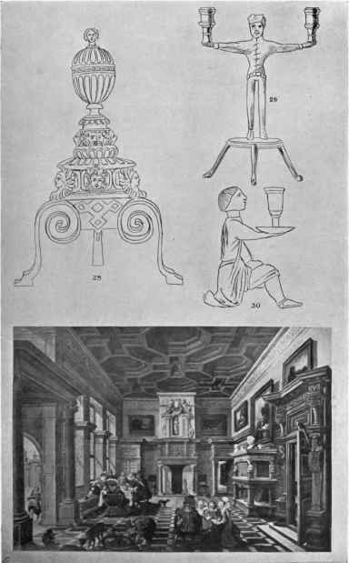 Interior, by Barthol van Bassen (Seventeenth Century). RIJKS MUSEUM, AMSTERDAM.
