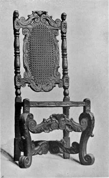 PLATE XLV.   Flemish Chair. CLUNY MUSEUM, PARIS.