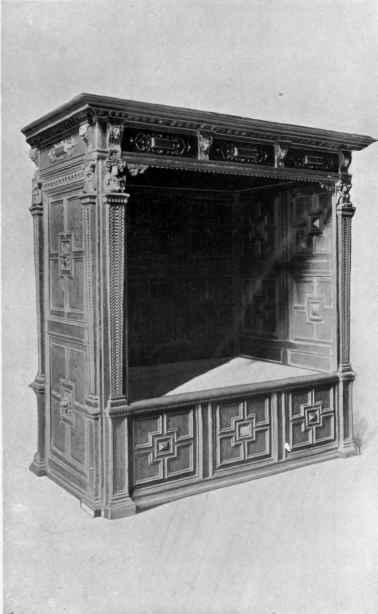 Panelled Bedstead. RIJKS MUSEUM, AMSTERDAM.