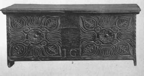 1   Chest, Oak Early 17th Century 2   Chest, Elm About 1620
