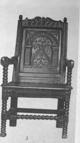 Arm Chair, Oak 17th Century