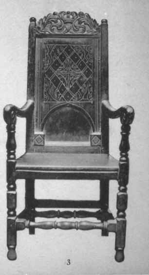 Arm Chair, Oak Late 17th Century