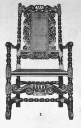 I   Chair, Oak 1660 Circa