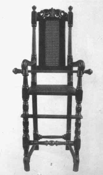 I   Child's Arm Chair, Oak 1660 Circa