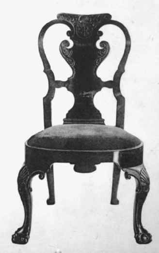 Two Views Of A Chair, Exotic Wood Early 18th Century