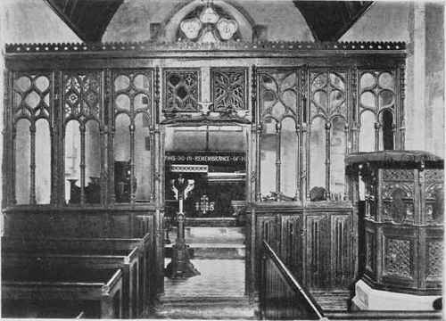 Brushford, Somerset, Chancel Screen.