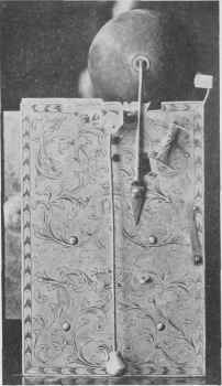 Engraved Back Plate Of A Bracket Clock By John Fromanteel, London.