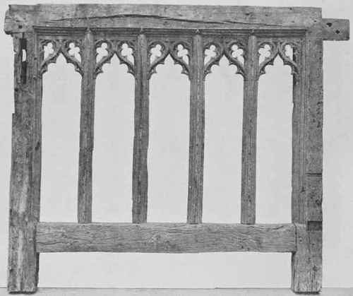 Framework Of Window From An Old House At Hadleigh, Essex.