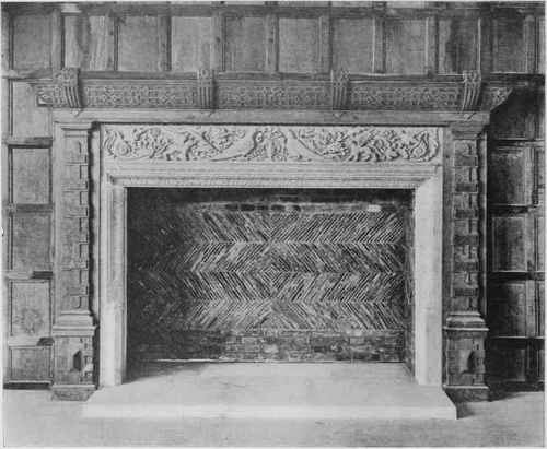 Hemsted, Kent. Oak Mantel.