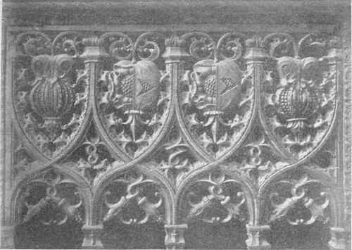 Holbeton, Devon, Detail Of Tracery.