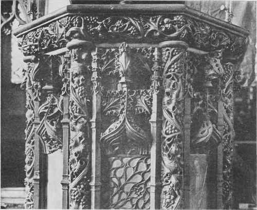Kenton, Devon, Detail Of Pulpit.