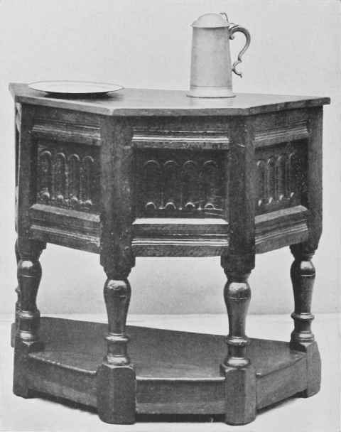 Oak Box Table.