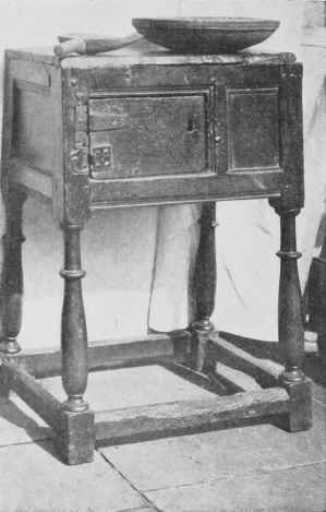Oak Cupboard Stools.