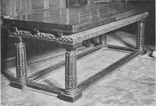 Oak Draw Table.