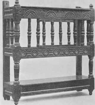 Oak Hanging Cabinet.