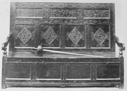 Oak Settle.
