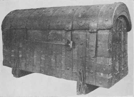Poplar Chest. Chelsworth Church, Suffolk.