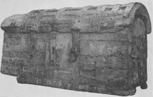 Poplar Chest. Groton Church, Suffolk.