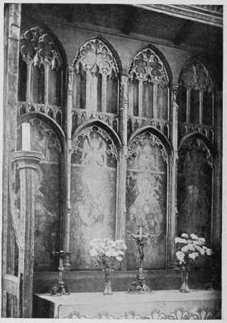 Ranworth Chancel Screen S. Altar Reredos.
