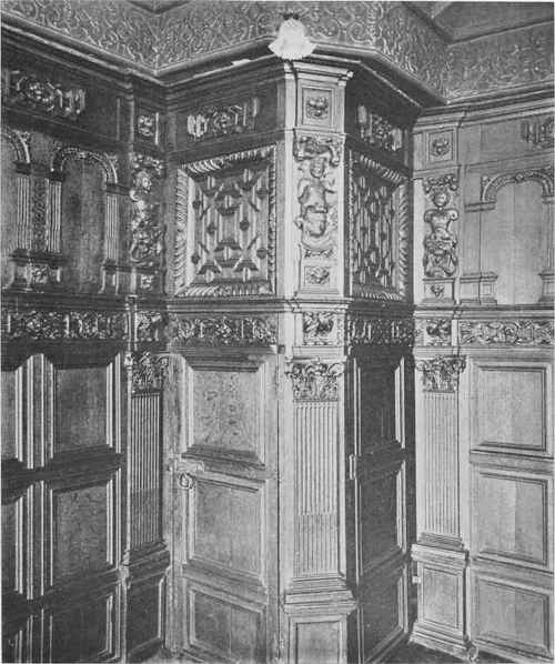 The Oak Panelled Room, Fig. 320. The Interior Porch.