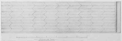 The Top Of The Shuffleboard Table, Fig. 150, Illustrated Here In Two Sections
