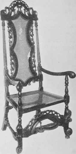 Walnut Arm Chair.