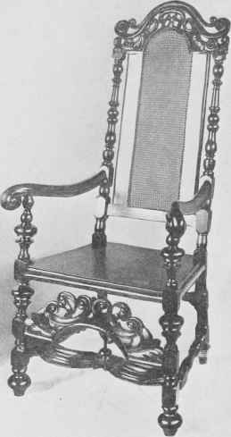 Walnut Arm Chair.