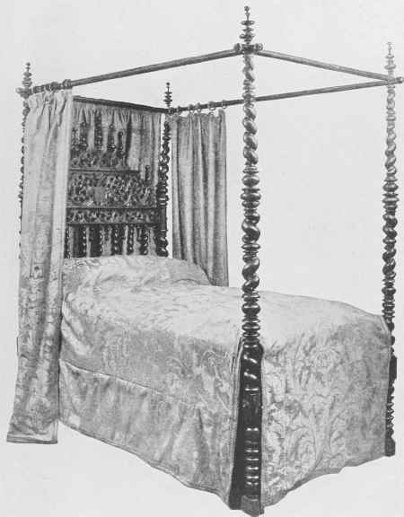 Walnut Bedstead.