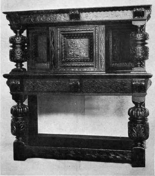 Carved Oak Court Cupboard. Tudor Period   Metropolitan Museum